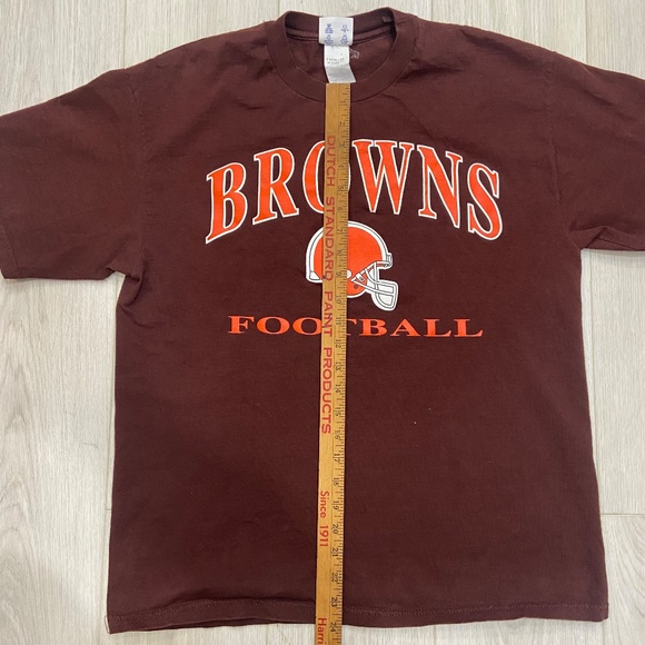 Cleveland Browns Shirt Men's Large NFL Football Champion Cotton Tee - Picture 4 of 10